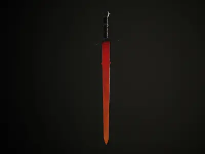 sword Low-poly 3D model purchase