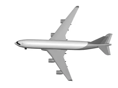 airbus a340-300 3D model purchase
