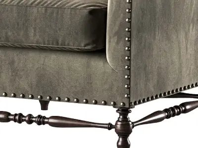 blackwood americano sofa art 5489 3D model