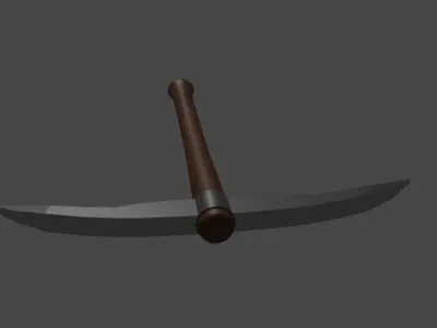 Pickaxe Free low-poly 3D model