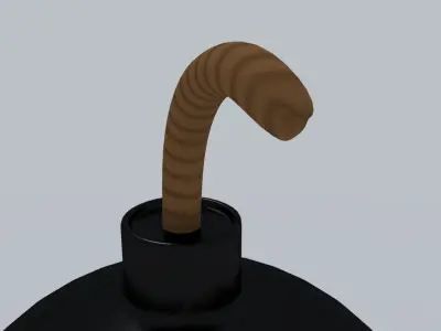Round Bomb 3D model purchase