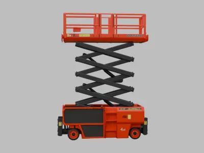 Electric Scissor Lift Compact 3D model