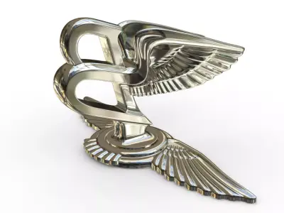 bentley logo 3D model from CGTrader