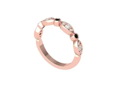 Wedding Band 3D print model 15