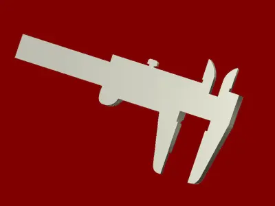 CALIPER - Kumpas 3D STL and OBJ 3D model