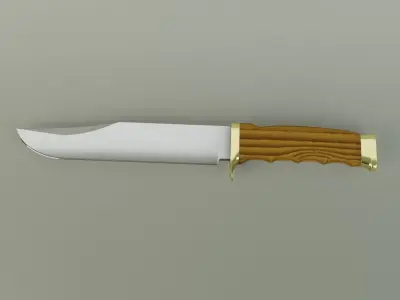 Knife Free low-poly 3D model order
