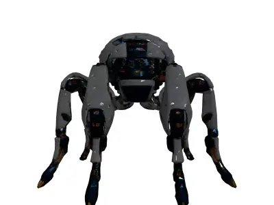 SciFi Robotic Insect Exploration Drone Low-poly 3D model