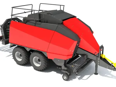 Large Square Baler 3D model purchase