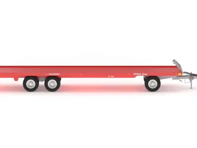 Brimont PBB12D Tray Trailer 3D model