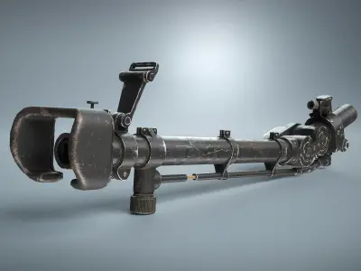 Tank sight TSh-16 for T-34-85 and T-44 Low-poly 3D model