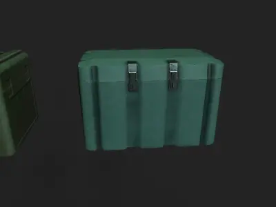 Military Boxes Low-poly 3D model buy