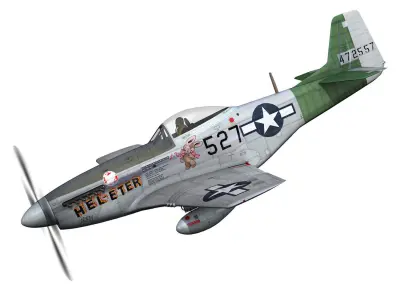 North American P-51D - Heleter  3D model