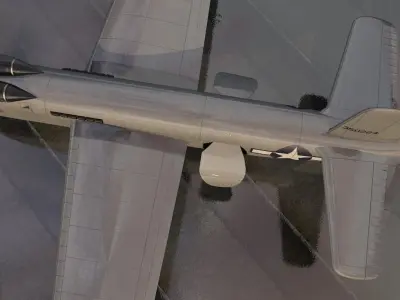 Douglas XB-42 Mixmaster 3D model
