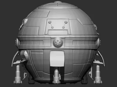 3D BattleTech DropShip  3D print model