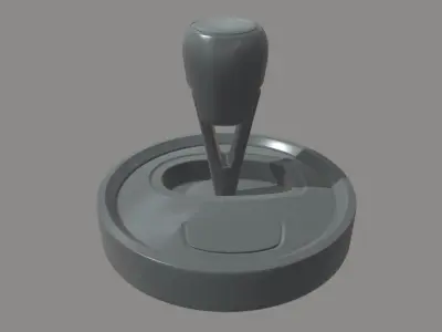 Gear Lever 01 Low-poly 3D model