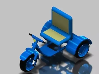 ATV All Terrain Vehicle Free 3D model