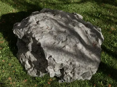  Cool Toned Slanted Jagged Large Rock Boulder Model  purchase