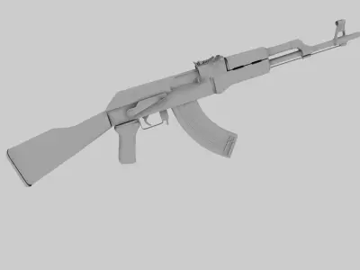 AK47 Assault Rifle 3D model buy