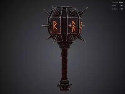 War Hammer 3D model purchase