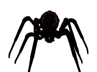 SciFi Robotic Spider Drone 3D model