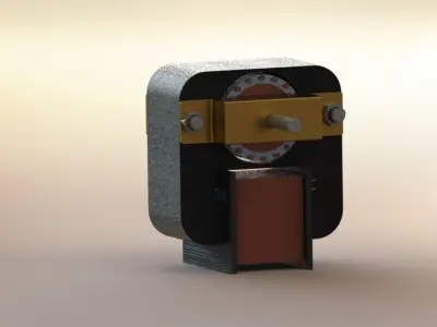 Induction Motor Free 3D model