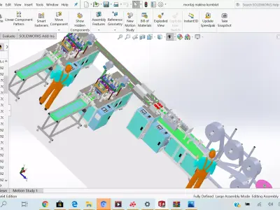 mask machine full automatic 3D model