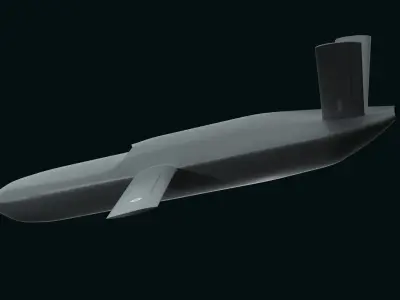 LANCA stealth fighter 3D model