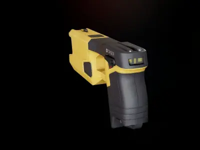 Taser 7 laser gun Low-poly 3D model