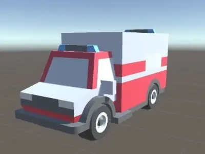 Car Package Cartoon 3D model