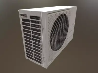 Air Conditioner Low-poly 3D model get