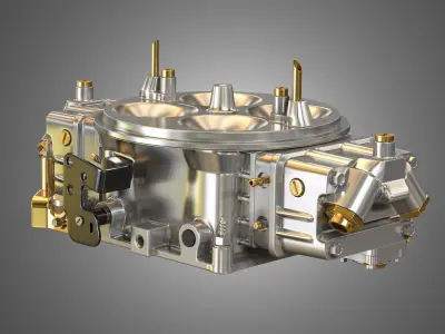 Holley Dominator Carburetor 3D model