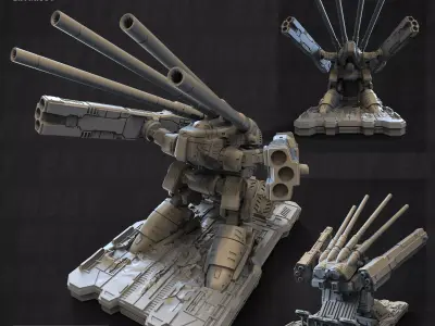 Macaroni 2 Monster 100mm Static Set 3D print model