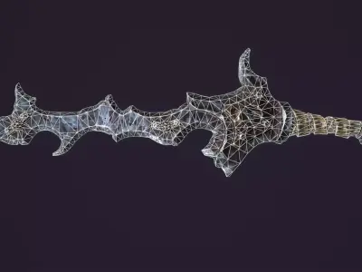 Brute sword Free 3D model