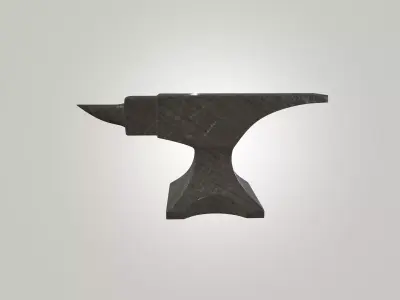 Medieval Blacksmith Anvil 3D Model Free 3D model