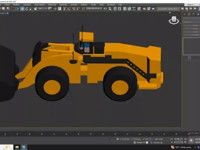 Loader Mining L2530 Simplified Low-poly 3D model