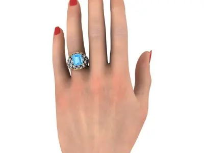 Antique and Antique Rings 3D print model