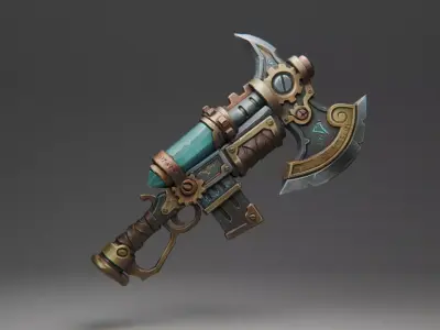 Arcane style weapons kit 3D model