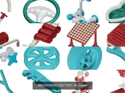 ENGINEERING CAD TOYS 3D Model Pack