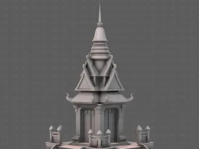 Pagoda V14 3D model