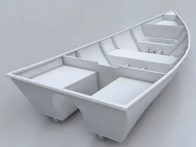 Barton skiff Free 3D model