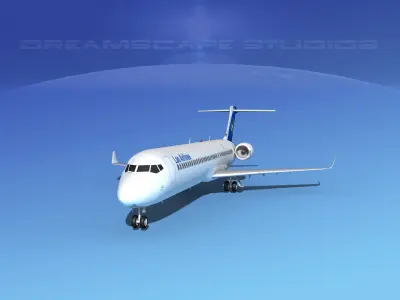 Comac ARJ21-900 Lao AIrlines 3D model