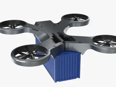 Cargo Drone 3D model