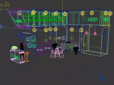 Exhibition - Area - 6X9-3DMAX2009-034 3D model