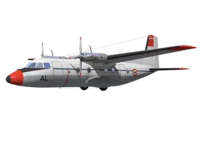 Nord-Aviation Nord 262 fregate 3D model buy