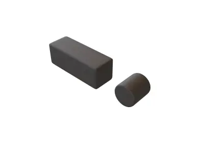 Morse Code N v1 001 Low-poly 3D model