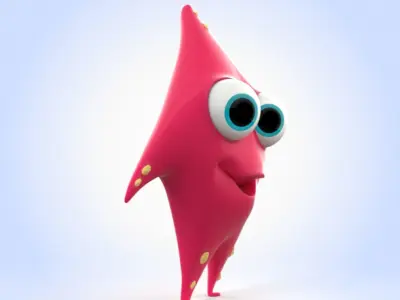 Starfish 3D model