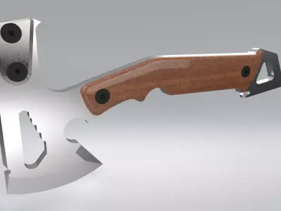 Tactical Axe 3D model