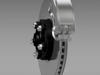 VW Crafter Van 2017 wheel 3D model