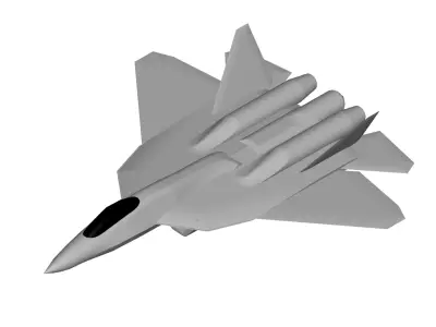 Sukhoi Su-57 3D model purchase