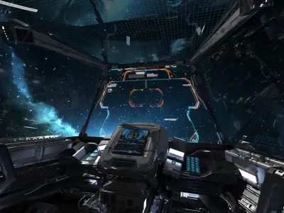 Spaceship Cockpit v1 3D model